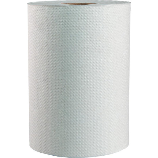 Value Collection NP-12350 EW Paper Towels Form Hard Roll  Container Type Roll  Recycled Fiber Yes  Color White  Roll per Case 12  Fits Dispenser Standard Roll Towel Dispensers