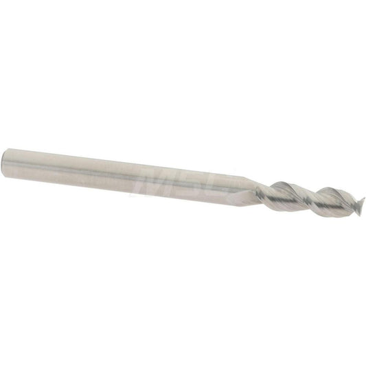 Accupro 312911 Square End Mill 1/8" Dia, 3/8" LOC, 2 Flute, Solid Carbide