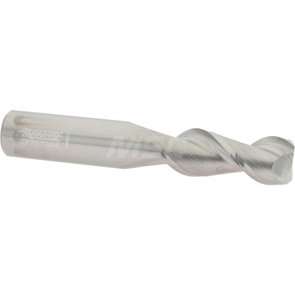 Accupro 313302 Square End Mill 1/2" Dia, 1-1/4" LOC, 2 Flute, Solid Carbide