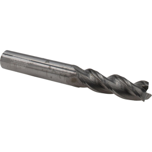 Accupro 314749 Square End Mill 3/8" Dia, 1-1/4" LOC, 3 Flute, Solid Carbide