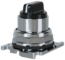 Eaton Cutler-Hammer 10250T1323 Selector Switch 3 Positions, Maintained (MA), 0.5 Amp, Black Knob