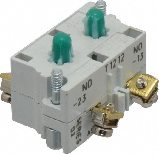 Eaton Cutler-Hammer 10250T2 2NO, 0.5 Amp, Electrical Switch Contact Block