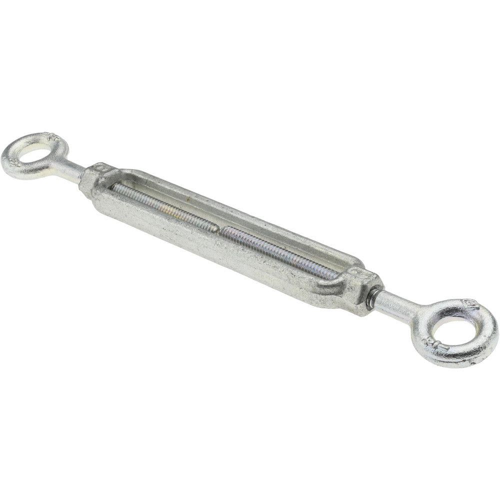 Cleveland-City Forge Inc 10704 500 Lb Load Limit, 1/4" Thread Diam, 4" Take Up, Steel Eye & Eye Turnbuckle