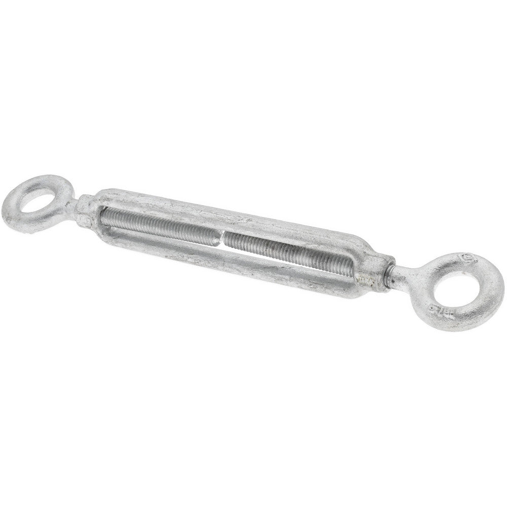 Cleveland-City Forge Inc 10708 800 Lb Load Limit, 5/16" Thread Diam, 4-1/2" Take Up, Steel Eye & Eye Turnbuckle