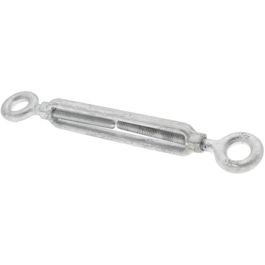 Cleveland-City Forge Inc 10708 800 Lb Load Limit, 5/16" Thread Diam, 4-1/2" Take Up, Steel Eye & Eye Turnbuckle