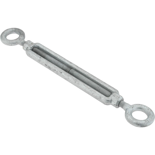 Edward W. Daniel Co 10712 1,200 Lb Load Limit, 3/8" Thread Diam, 6" Take Up, Steel Eye & Eye Turnbuckle