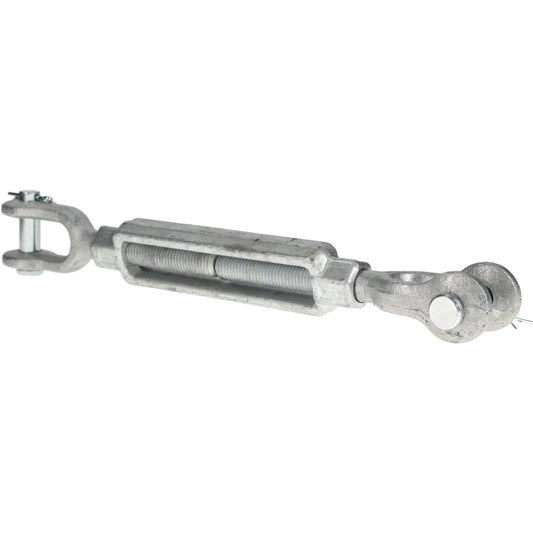Edward W. Daniel Co 11140 5,200 Lb Load Limit, 3/4" Thread Diam, 6" Take Up, Steel Jaw & Jaw Turnbuckle