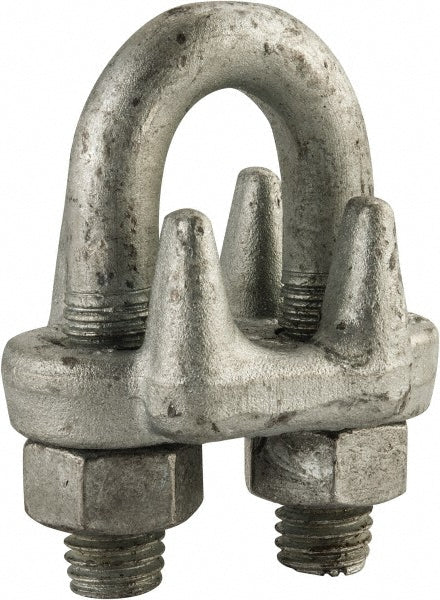Chicago Hardware & Fixture 23495-5 Wire Rope Clip 9/16" Rope Dia, Forged Steel
