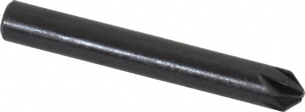 Keo 919-000-373 Countersink 3/16" Head Dia, 90.00 deg Included Angle, 6 Flute, High-Speed Steel, Right Hand Cut