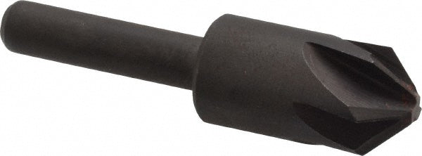 Keo 919-000-381 Countersink 1/2" Head Dia, 90.00 deg Included Angle, 6 Flute, High-Speed Steel, Right Hand Cut