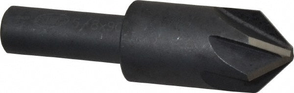 Keo 919-000-387 Countersink 5/8" Head Dia, 90.00 deg Included Angle, 6 Flute, High-Speed Steel, Right Hand Cut