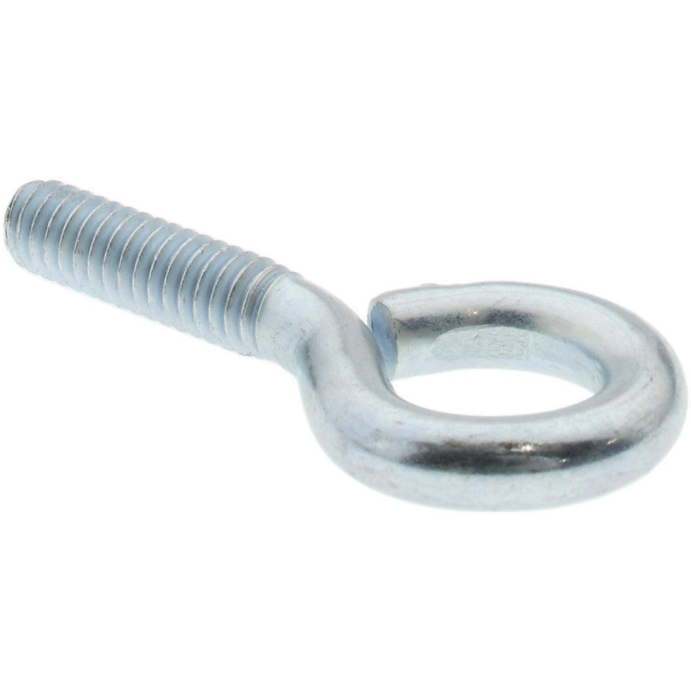 Chicago Hardware & Fixture 07040-9 1/4-20, Zinc-Plated Finish, Steel Wire Turned Open Eye Bolt