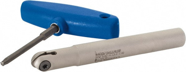 Iscar 3103602 Indexable Ball Nose End Mill 5/8" Cut Dia, Solid Carbide, 5.1" OAL