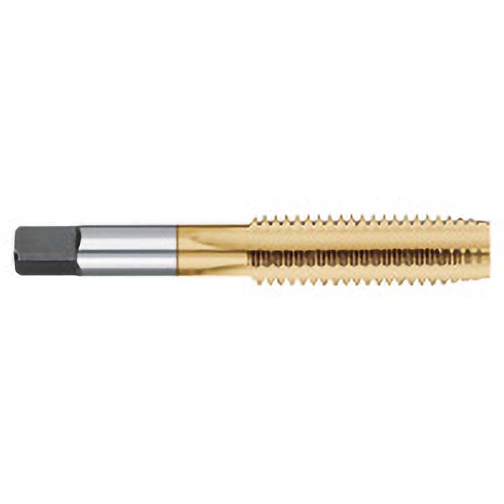 Titan USA TT75840 Straight Flute Tap M36x4 Metric Coarse, 4 Flute, Taper Chamfer, 6H Class of Fit, High-Speed Steel, Titanium Nitride Finish