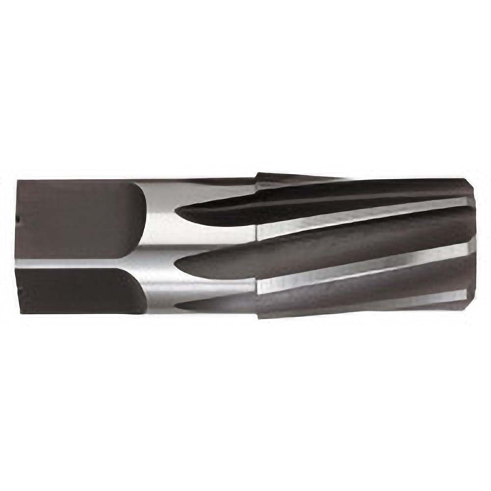 Titan USA TR97652 Taper Pipe Reamers Pipe Size (Inch) 3/8 Pipe Size (Decimal Inch) 0.3750 Small End Diameter (Decimal Inch) 0.5400 Reamer Diameter (Decimal Inch) 0.6060 Flute Length (Inch) 1-1/16 Overall Length (Decimal Inch) 2-9/16 Overall Length (Inch) 2-9/
