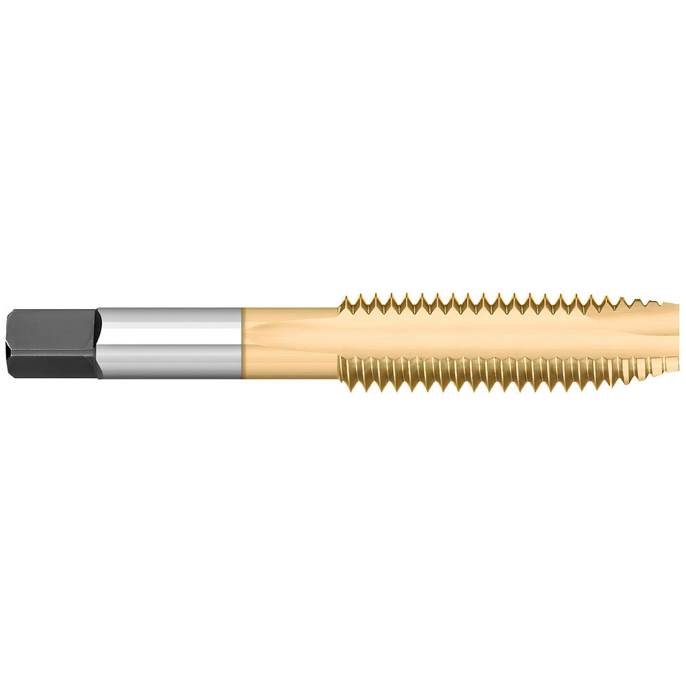 Titan USA TT99471 Spiral Point Tap 3/8-16 UNC, 3 Flutes, Plug Chamfer, 2B/3B Class of Fit, High-Speed Steel, TiN Coated