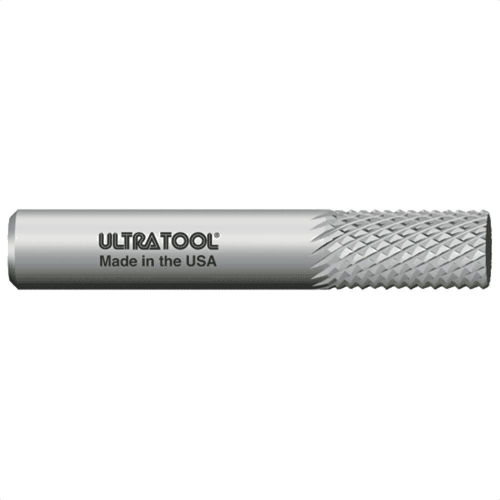 Ultra Tool Int'L Inc. 22307 Diamond Pattern Router Bit 0.25" Dia, 1" LOC, 1/4" Shank Dia, Drill Point