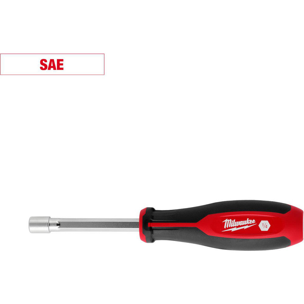 Milwaukee Tool 48-22-2451 Nut Drivers Tool Type Nut Driver  Size (Decimal Inch) 1/4  Shaft Type Hollow  Shaft Length 7.2000  Overall Length (Decimal Inch) 7.2000  Handle Type Tri-Lobular