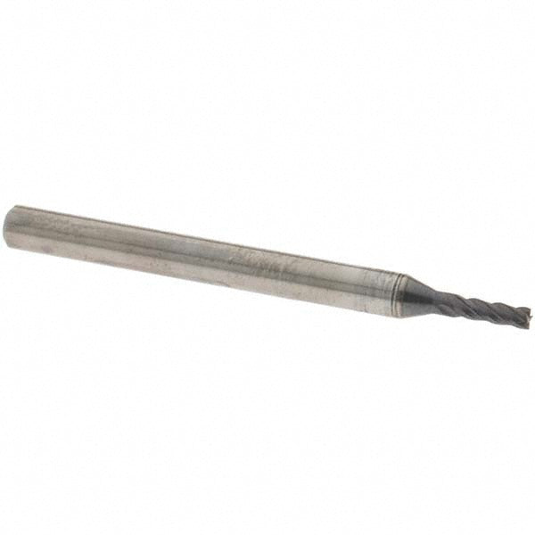 OSG HP441-0625 Square End Mill 1/16" Dia, 3/16" LOC, 4 Flutes, Solid Carbide