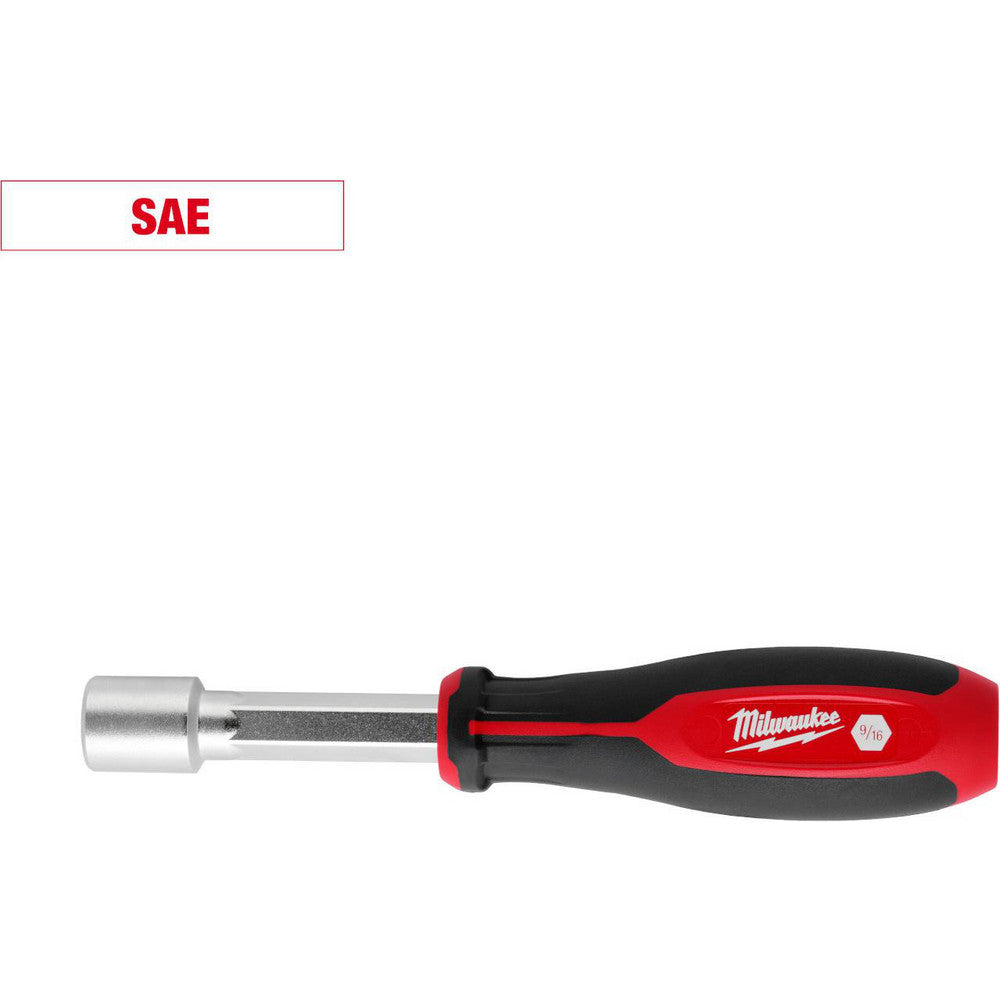 Milwaukee Tool 48-22-2457 Nut Drivers Tool Type Nut Driver  Size (Decimal Inch) 9/16  Shaft Type Hollow  Shaft Length 7.5000  Overall Length (Decimal Inch) 7.5000  Handle Type Tri-Lobular