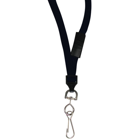 C-LINE 89511 Badge Lanyards Material Woven  Color Black  Length (Inch) 36  Type Breakaway Lanyard with Sviwel Hook  
