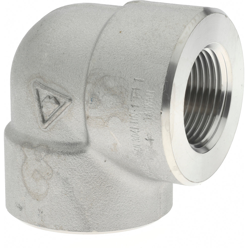 Merit Brass 3401D-16 Pipe 90 deg Elbow 1", 304 & 304L Stainless Steel