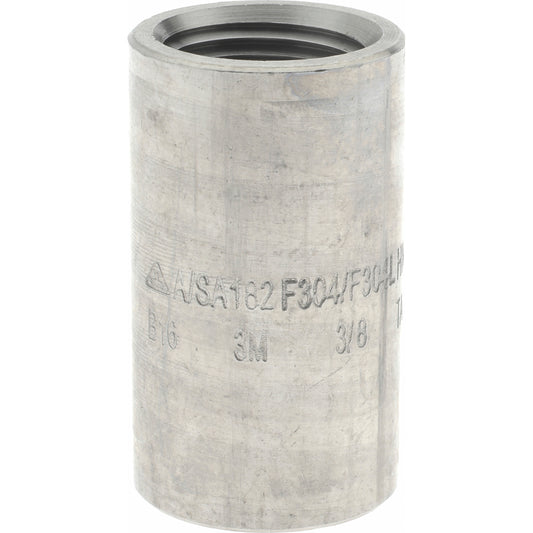 Merit Brass 3411D-06 Pipe Coupling 3/8", 304 & 304L Stainless Steel