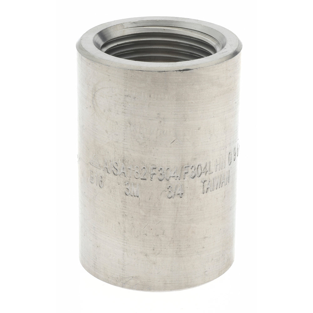 Merit Brass 3411D-12 Pipe Coupling 3/4", 304 & 304L Stainless Steel