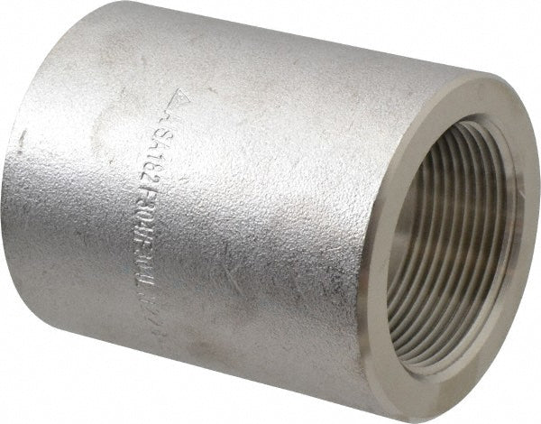 Merit Brass 3411D-24 Pipe Coupling 1-1/2", 304 & 304L Stainless Steel