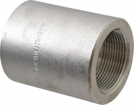 Merit Brass 3411D-24 Pipe Coupling 1-1/2", 304 & 304L Stainless Steel