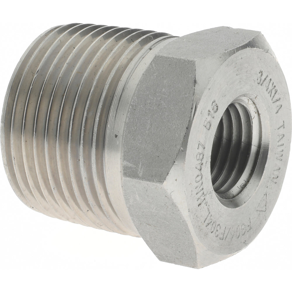 Merit Brass 3414D-1204 Pipe Bushing 3/4 x 1/4", 304 & 304L Stainless Steel