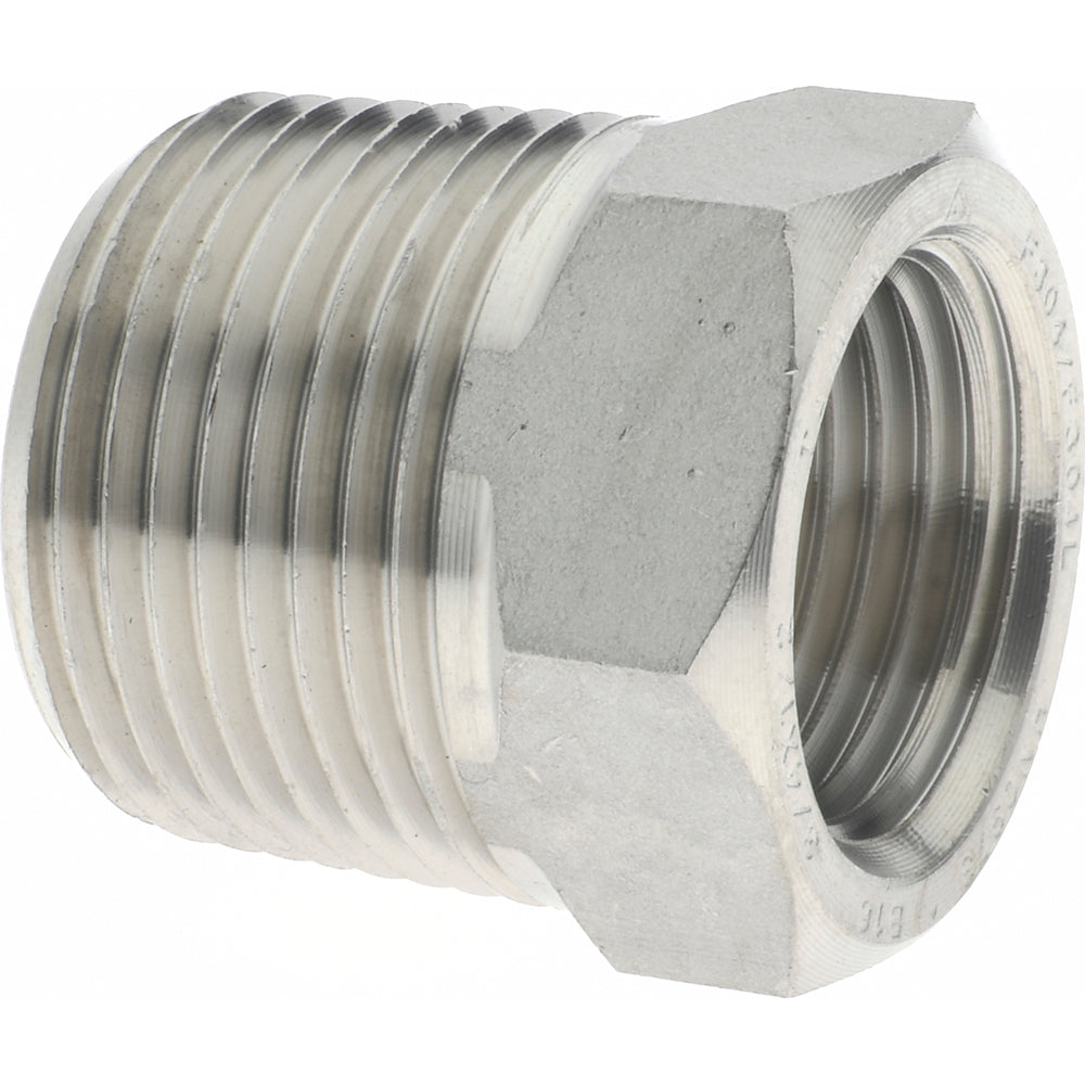 Merit Brass 3414D-1208 Pipe Bushing 3/4 x 1/2", 304 & 304L Stainless Steel