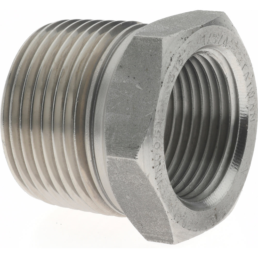 Merit Brass 3414D-1612 Pipe Bushing 1 x 3/4", 304 & 304L Stainless Steel