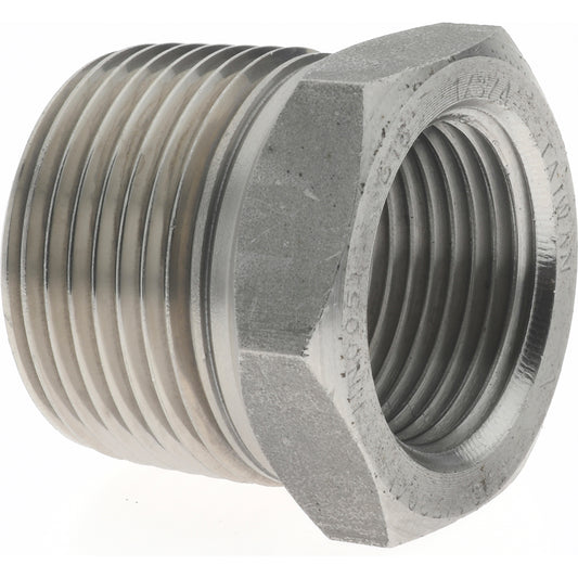 Merit Brass 3414D-1612 Pipe Bushing 1 x 3/4", 304 & 304L Stainless Steel
