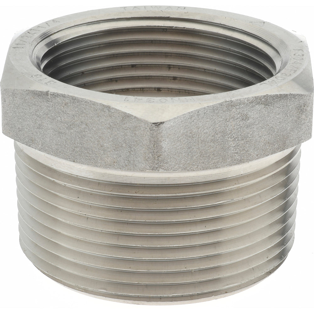 Merit Brass 3414D-2420 Pipe Bushing 1-1/2 x 1-1/4", 304 & 304L Stainless Steel