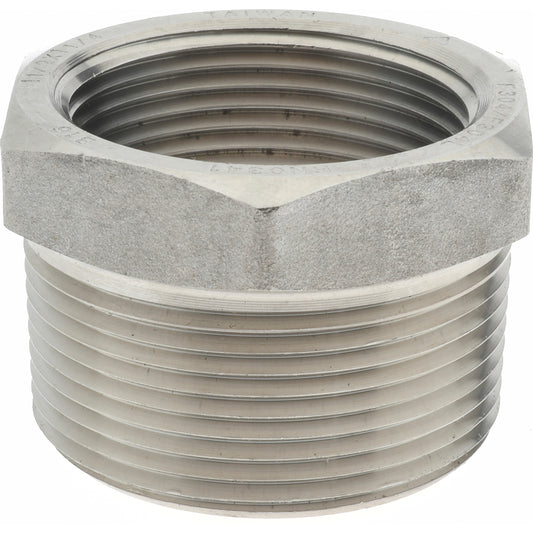 Merit Brass 3414D-2420 Pipe Bushing 1-1/2 x 1-1/4", 304 & 304L Stainless Steel