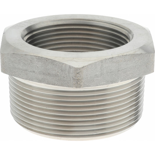Merit Brass 3414D-3224 Pipe Bushing 2 x 1-1/2", 304 & 304L Stainless Steel