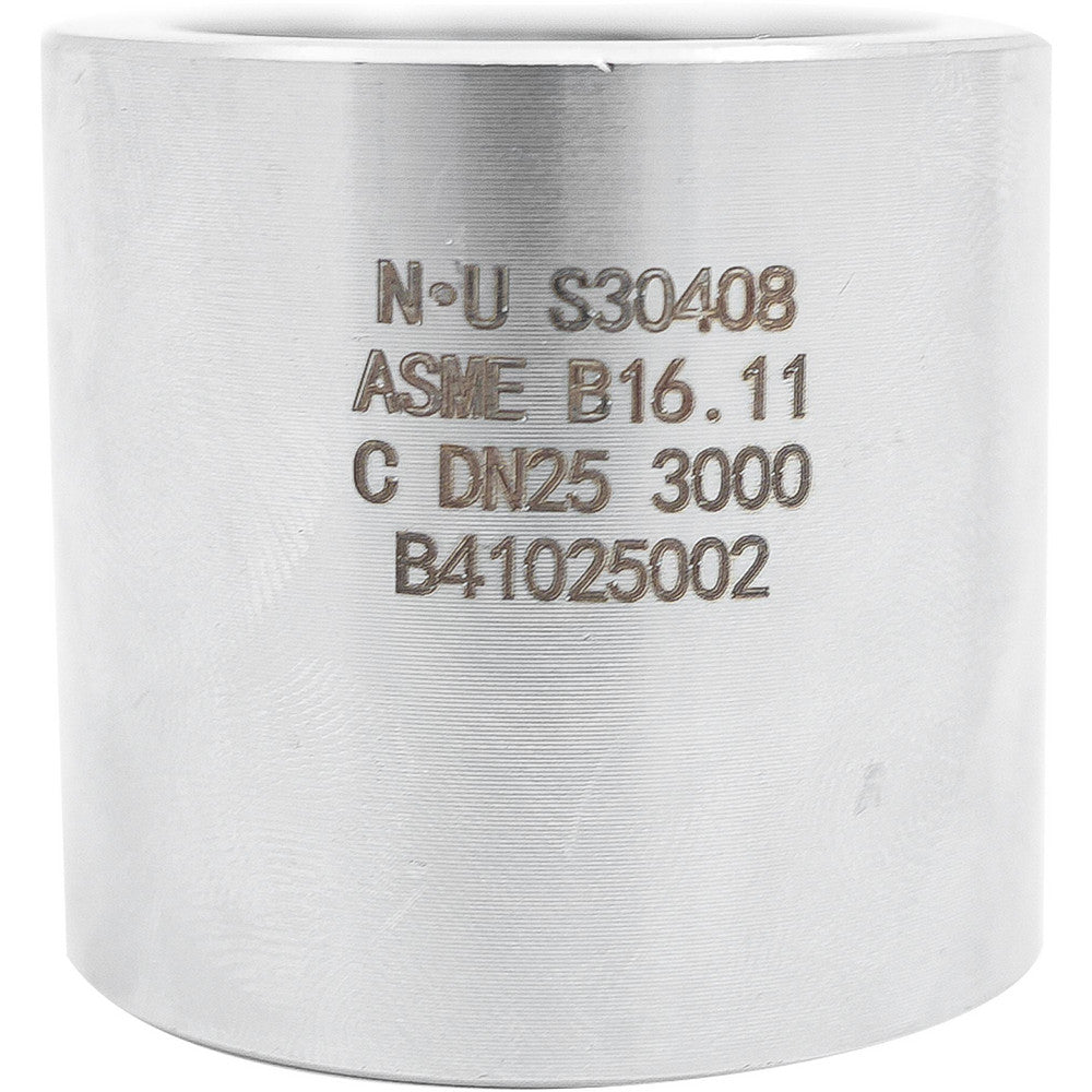 Value Collection LDCMM 25-NPT-3000 Pipe Hex Plug 1" Fitting, 304 & 304L Stainless Steel
