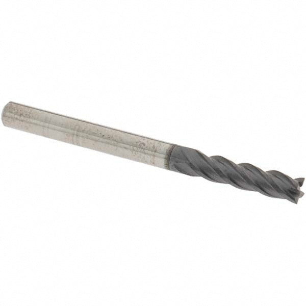 OSG HP441-1250 Square End Mill 1/8" Dia, 1/2" LOC, 4 Flutes, Solid Carbide