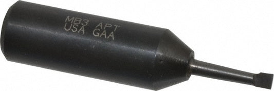 APT MB3 Boring Bar 1/8" Min Bore, 5/8" Max Depth, Right Hand Cut, C2 Solid Carbide