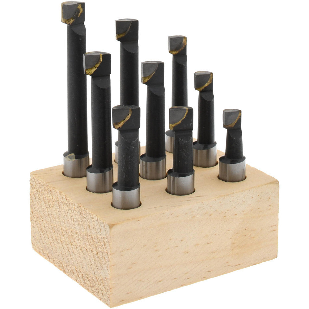 Value Collection 375-1006 5/16 to 7/16" Min Dia, 3/4 to 2-1/4" Max Depth, 3/8" Shank Dia, 2 to 3-1/2" OAL Boring Bar Set