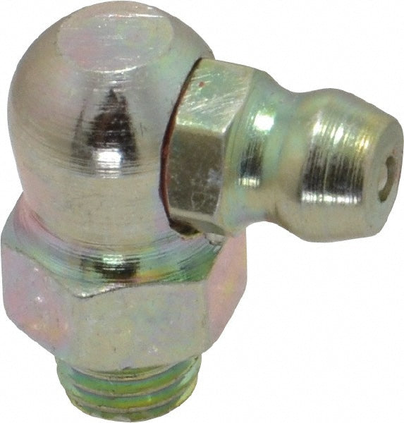 Pro-Lube GFT/1-4/28/90-5 Standard Grease Fitting 90 &deg Head, 1/4-28 UNF