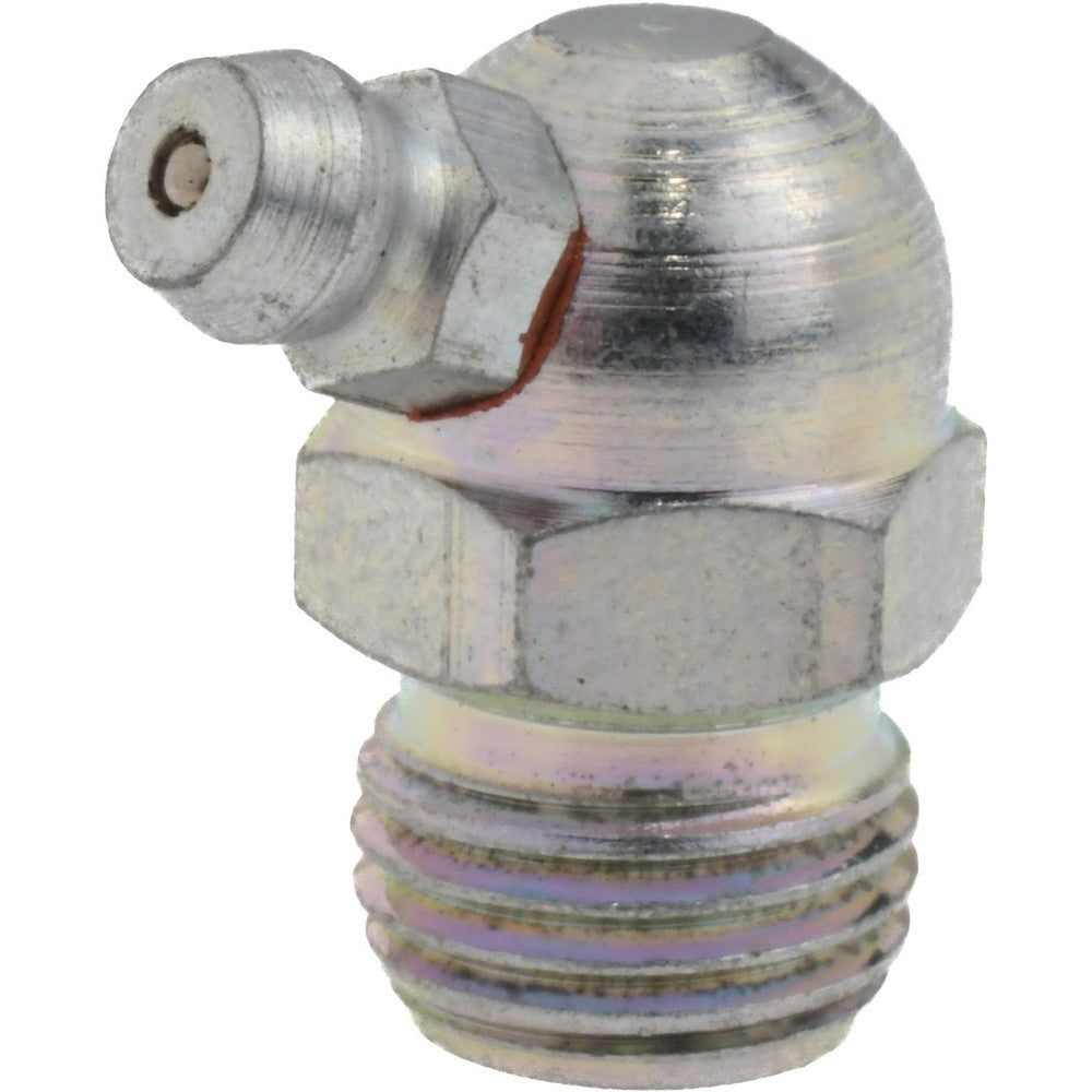 Pro-Lube GFT/1-4/18/65-5 Standard Grease Fitting 65 &deg Head, 1/4-18 NPT