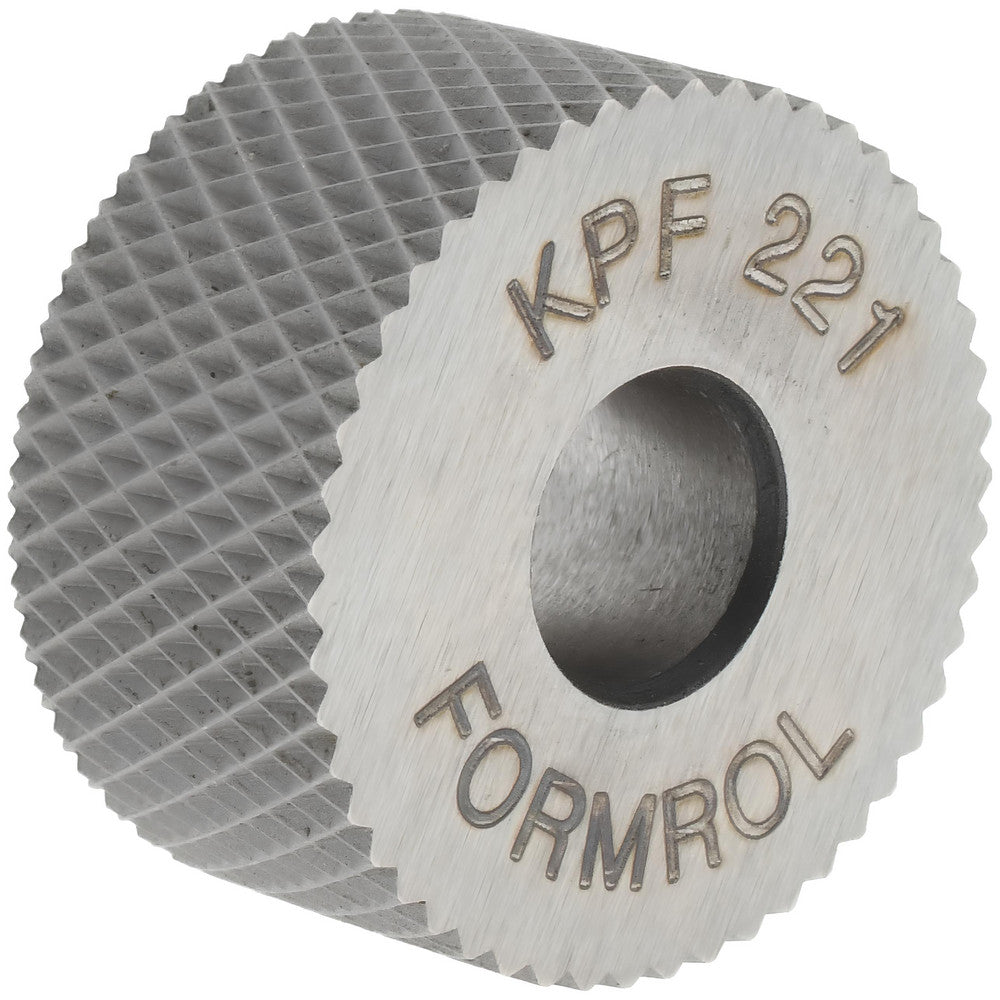 Select KPF-221 Standard Knurl Wheel 3/4" Dia, 90 &deg Tooth Angle, 21 TPI, Diamond, High Speed Steel