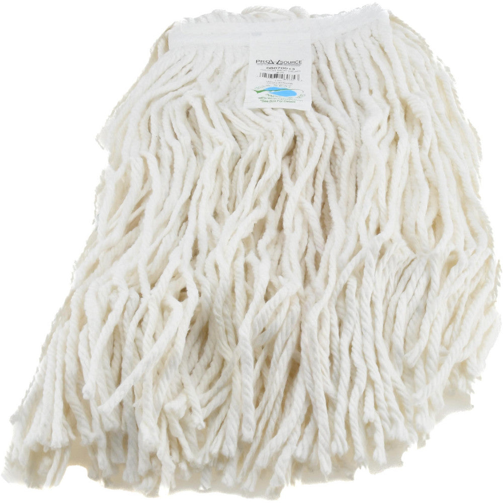 Pro-Source 08070013 Wet Mop Cut Clamp Jaw, Small, White Mop, Rayon