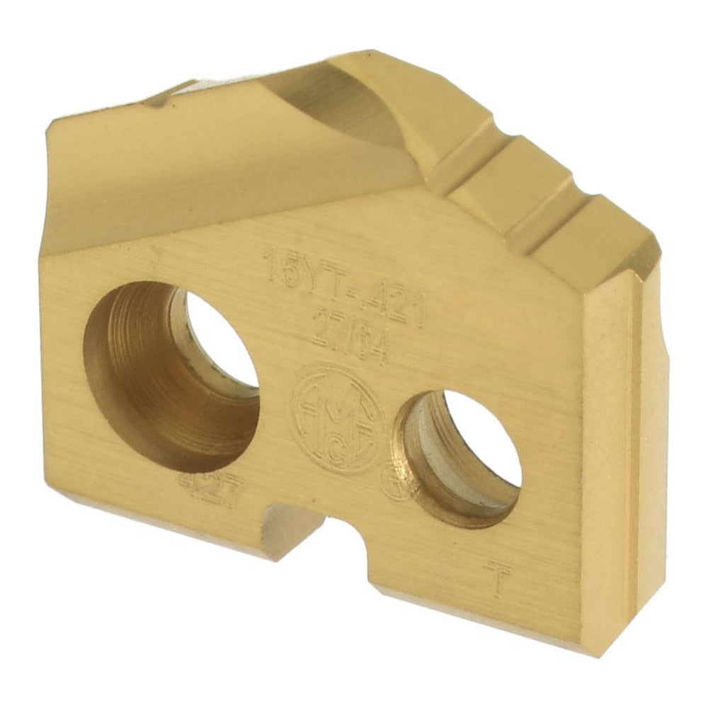 Allied Machine and Engineering 15YT-.421 Spade Drill Insert 27/64" Dia, Seat Size Y, Cobalt, 132 deg Point