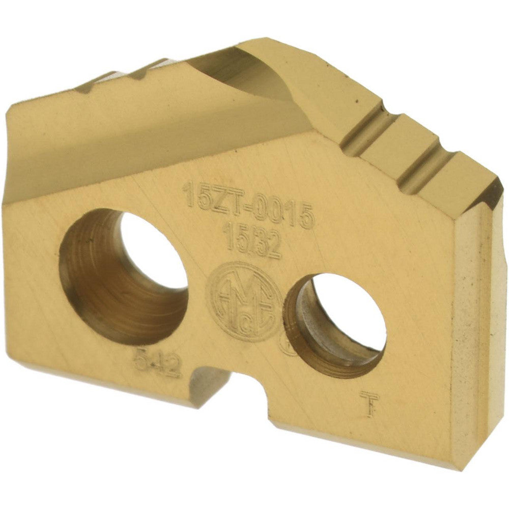 Allied Machine and Engineering 15ZT-0015 Spade Drill Insert 15/32" Dia, Seat Size Z, Cobalt, 132 deg Point