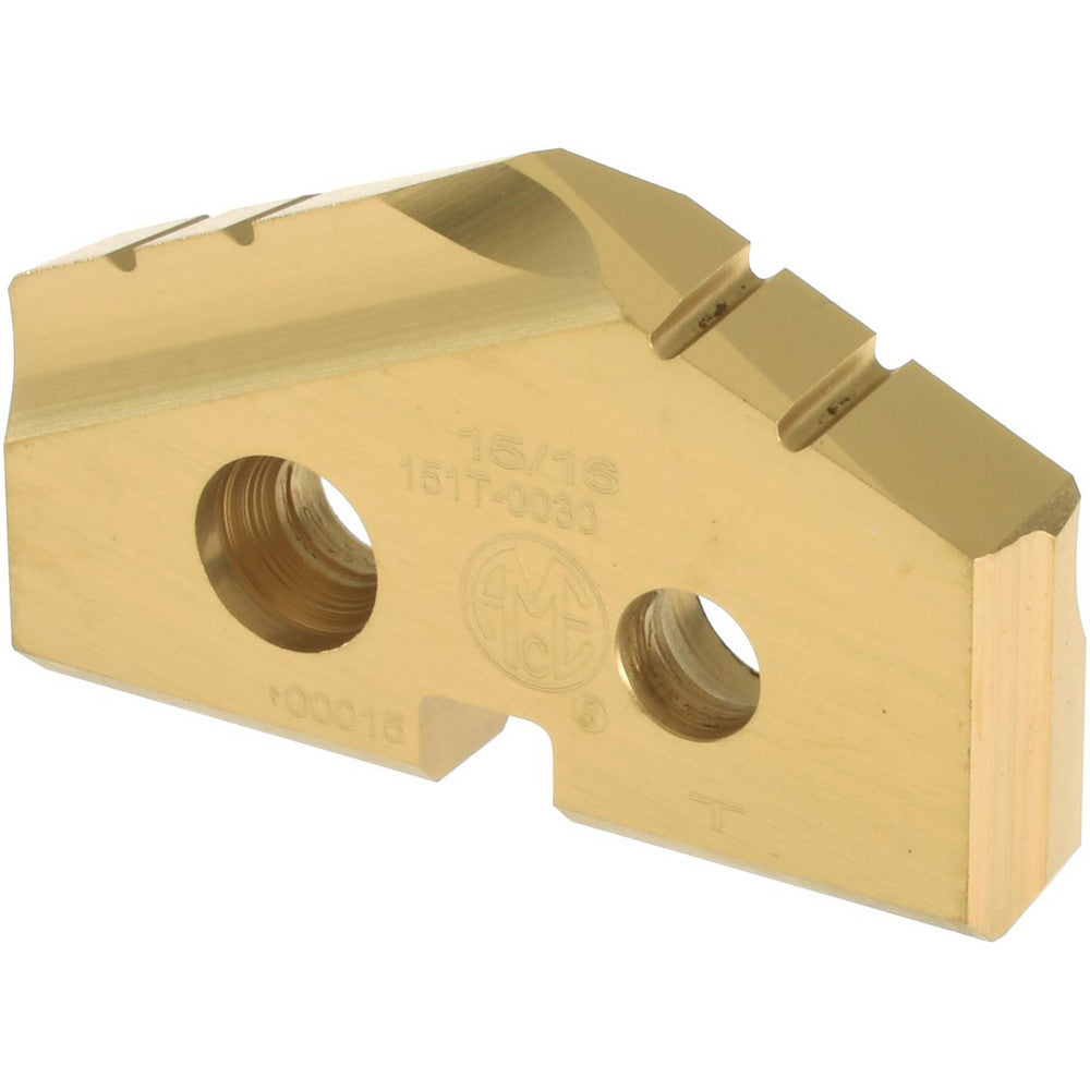 Allied Machine and Engineering 151T-0030 Spade Drill Insert 15/16" Dia, Seat Size 1, Cobalt, 132 deg Point