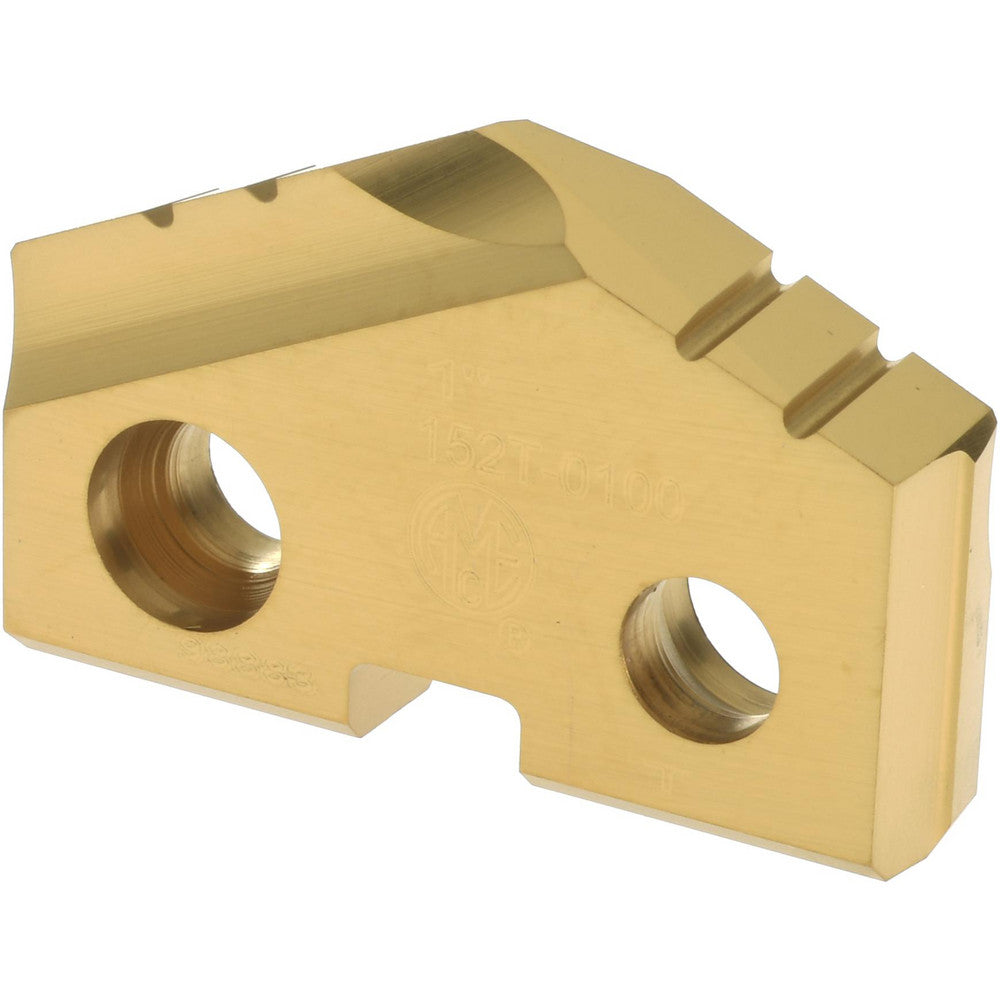 Allied Machine and Engineering 152T-0100 Spade Drill Insert 1" Dia, Seat Size 2, Cobalt, 132 deg Point
