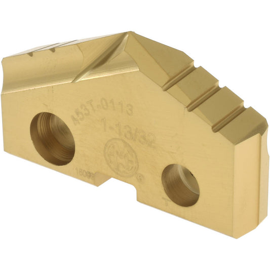 Allied Machine and Engineering 453T-0113 Spade Drill Insert 1-13/32" Dia, Seat Size 3, Cobalt, 132 deg Point